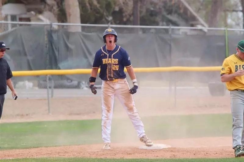 Jaden Stone Celebrating