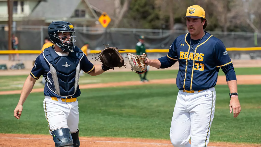 Sam Pease and Ethan Louthan After Inning