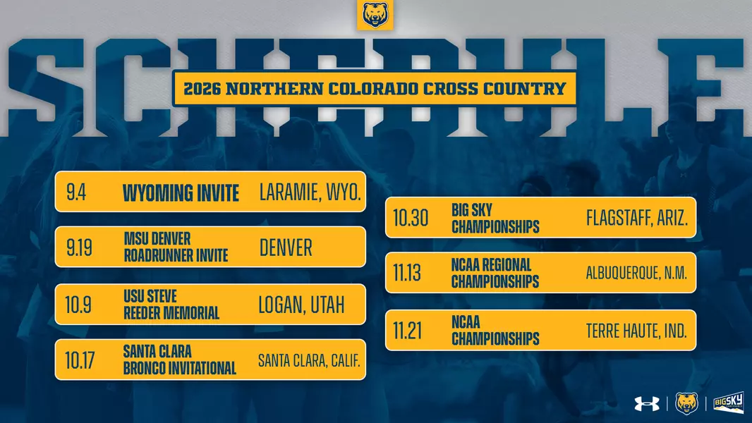 Cross Country Schedule