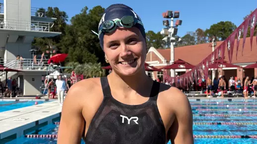 Ashley Kirby record swim