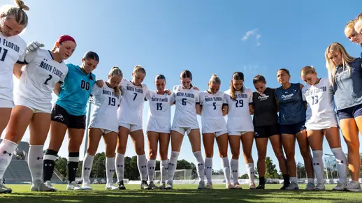 2025 North Florida Women's Soccer - Team Huddle
