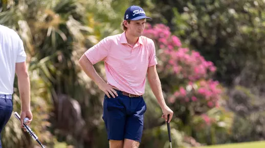 Luke Balaskiewicz on the green