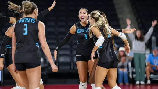 2026 North Florida Volleyball - Recap Photo vs. George Washington (8/29)