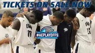 Men’s Hoops Home Playoff Tickets for March 2 (7:30 p.m.) On Sale Now