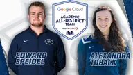 Speidel, Toback Named Academic All-District Athletes
