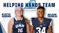Audino and Thomas Named to America East Helping Hands Team