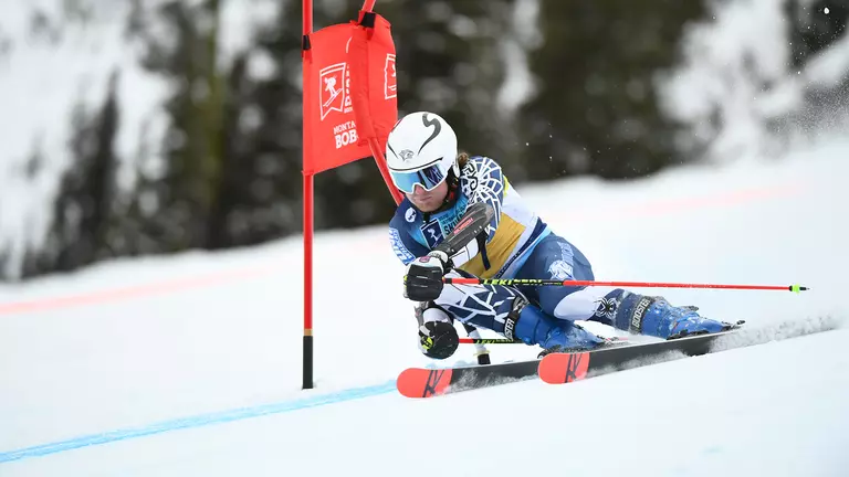 Kenney Earns All-American First Team in GS at NCAA Ski Championships