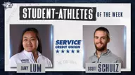 Service Credit Union Student-Athletes Of The Week: Jamy Lum and Scott Schulz
