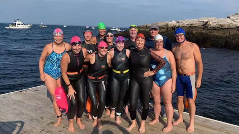Michelle Mallett Commemorates 50th Anniversary of Save Our Shores by Participating in Open Water Swim