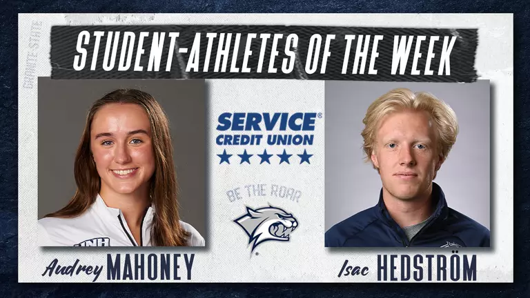 Service Credit Union Student-Athletes of the Week: Audrey Mahoney and Isac Hedström