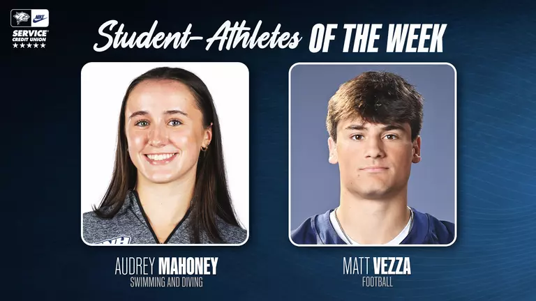 Service Credit Union Student-Athletes of the Week: Audrey Mahoney and Matt Vezza
