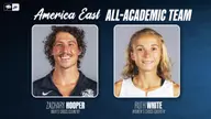 Hooper, White Named to America East XC All-Academic Team