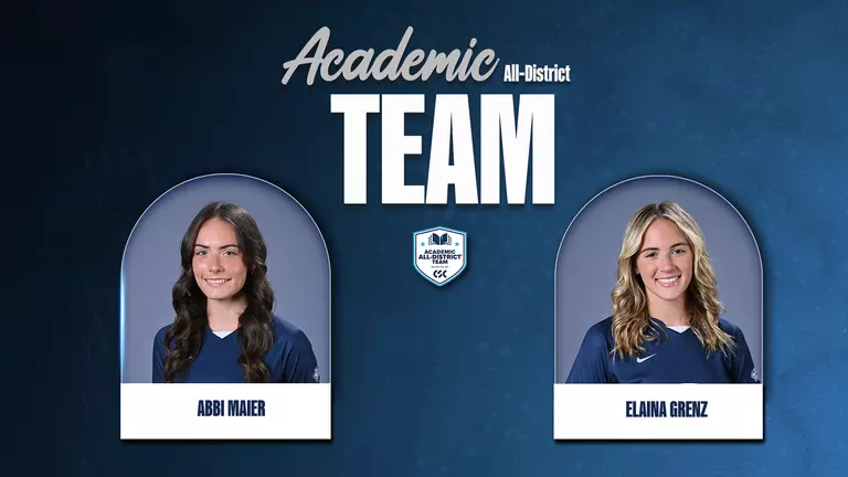 Maier & Grenz Named to CSC Academic All-District Team