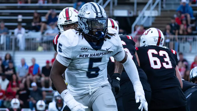 Mcallister Leads Defense in 34-13 Win at #6 Monmouth