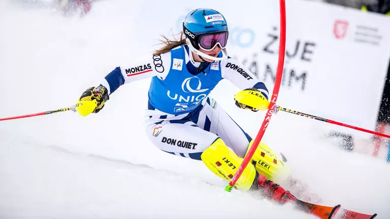 Celine Sommerová Competes in Audi FIS Ski World Cup