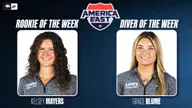UNH Swimming and Diving's Blume, Mayers Win America East Weekly Awards