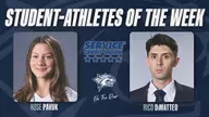 Service Credit Union Student-Athletes of the Week: Rose Pavuk and Rico DiMatteo