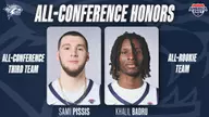 Pissis and Badru Earn All-Conference Team Honors