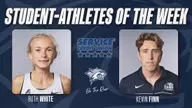 Service Credit Union Student-Athlete of the Week: Ruth White and Kevin Finn