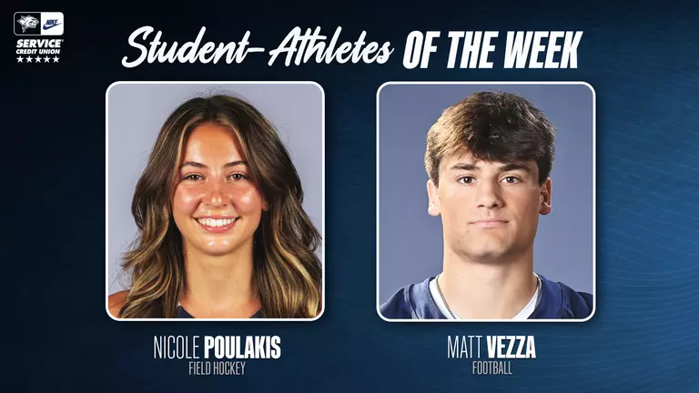 Service Credit Union Student-Athletes of the Week: Nicole Poulakis and Matt Vezza