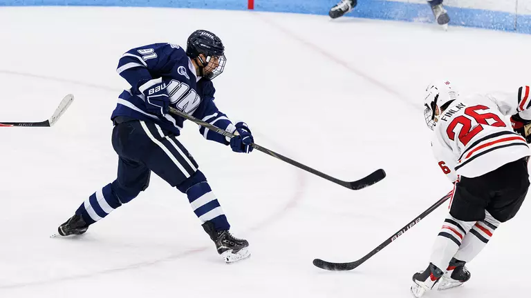 Men’s Hockey Drops Contest to Northeastern, 5-2