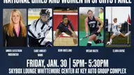 National Girls and Women in Sports Panel Set for Friday in Whitt (5pm, Skybox Lounge)