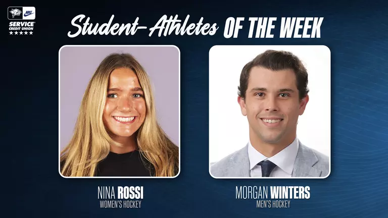 Service Credit Union Student-Athletes of the Week: Nina Rossi and Morgan Winters