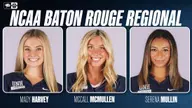 Harvey, McMullen, Mullin Selected for NCAA Gymnastics Baton Rouge Regional (April 2, 2pm ET, ESPN+)