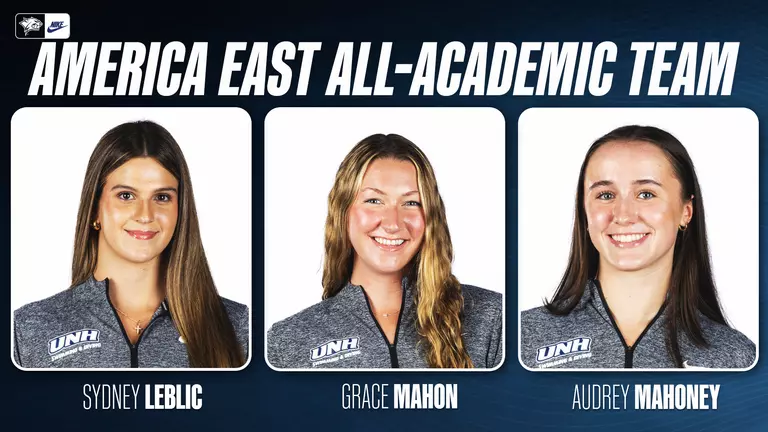 Mahoney, Mahon, Leblic Named to AE Swimming & Diving All-Academic Team