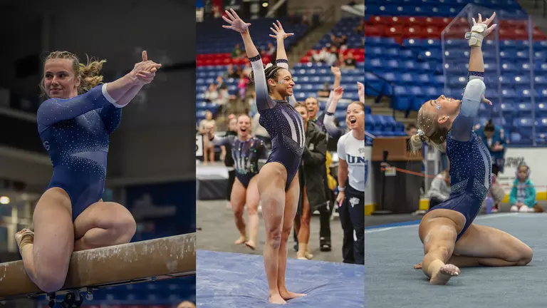 Gym's Mullin, Harvey, McMullen Aim to Advance in NCAA Championships