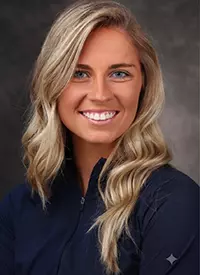 Associate head gymnastics coach Kylie Kratchwell head shot