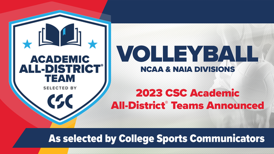 Image related to UNI volleyball: Four earn CSC Academic All-District nods