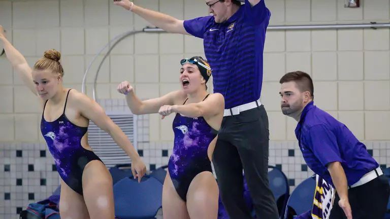 Panther swimming and diving wins big during senior weekend