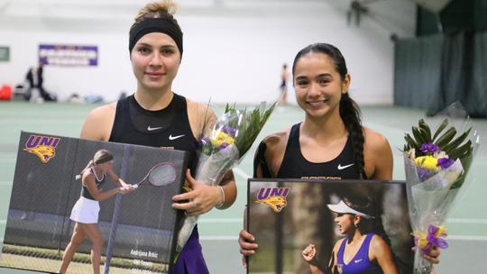 Image related to Panther tennis comes up short in senior day dual against Belmont