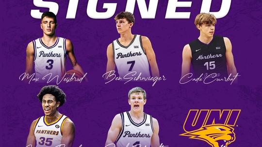 Image related to UNI men’s basketball adds five players to 2024-25 recruiting class