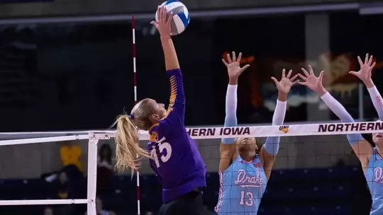 UNI volleyball vs. Drake | Nov. 4, 2025 (Cedar Falls, Iowa)