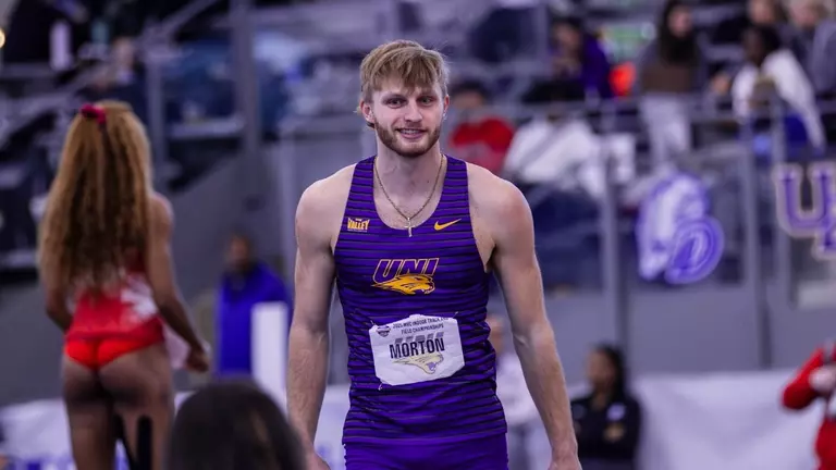 UNI track & field: Morton named MVC Men’s Field Athlete of the Week