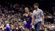 Keckeisen, Happel move on to NCAA wrestling quarterfinals