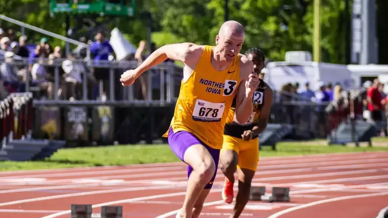 Parker Kiewiet (2025 MVC Outdoor Championships)