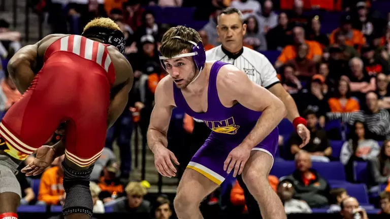 UNI wrestling alum Realbuto competes at Senior World Championships