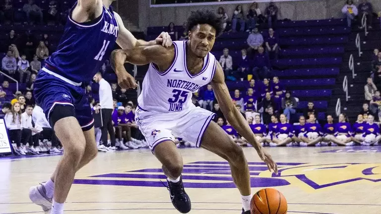 UNI men's basketball falls at home to Belmont Image