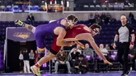 UNI wrestling rallies for senior day win over Wisconsin