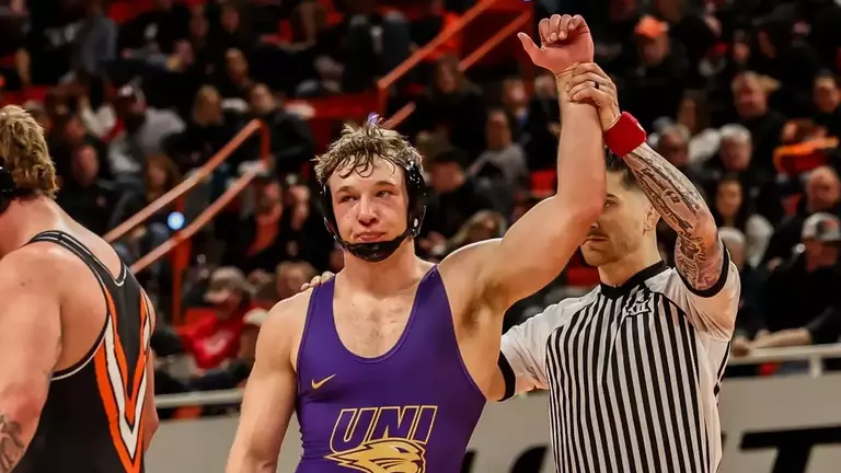 Nick Fox selected at Big 12 Wrestler of the Week Image