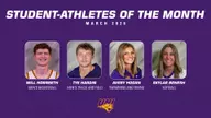 UNI Athletics celebrates March Student-Athletes of the Month