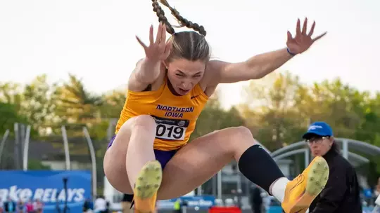 UNI track and field shows out at Cyclone Twilight Image