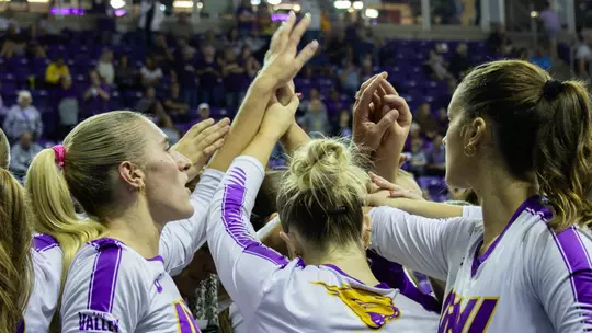 Team Huddle (VB - 2026 vs. Wichita State)