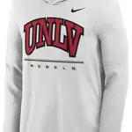 Mens NIKE NATURAL UNLV Runnin Rebels FA26 Dri Fit Lightweight Hoodie Long Sleeve