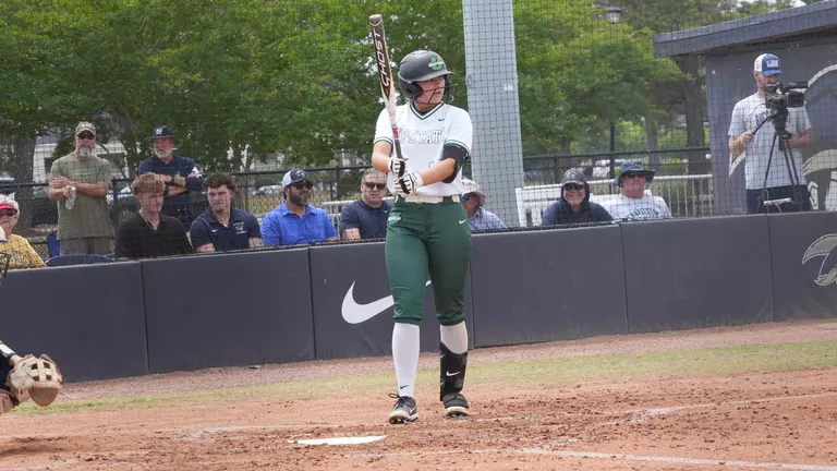 Kenzei Bernal at bat against Charleston Southern (4/25/26)