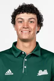 Jake Peacock headshot taken during 2024 South Florida Men's Golf media day on September 17, 2024.
(Stephen Galvin / University of South Florida Athletics)