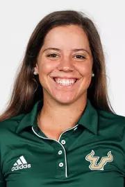 Leonor Medeiros headshot taken during 2024 South Florida Women's Golf media day on September 17, 2024.
(Stephen Galvin / University of South Florida Athletics)